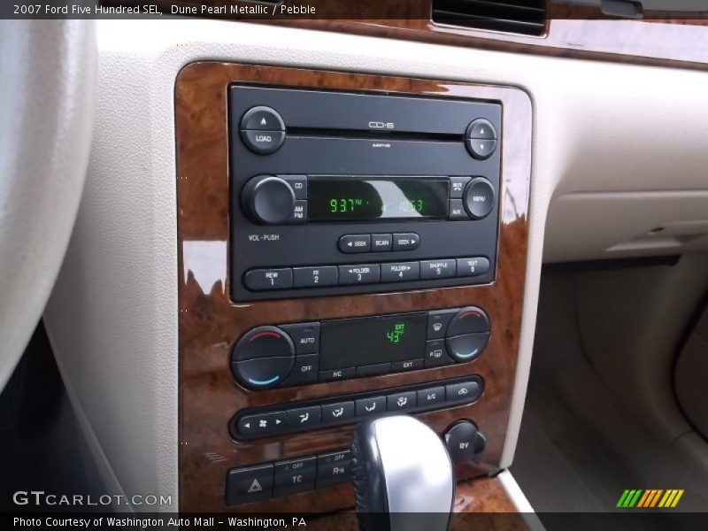 Controls of 2007 Five Hundred SEL