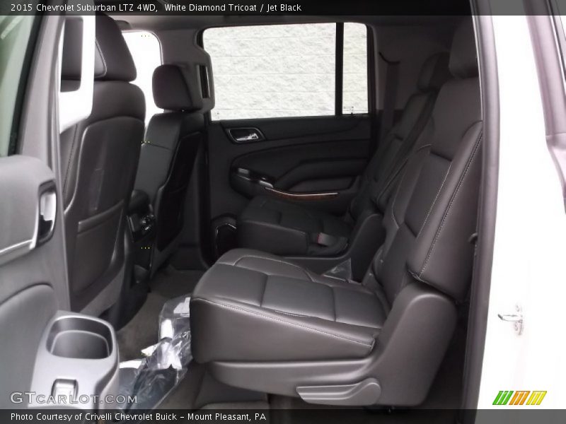 White Diamond Tricoat / Jet Black 2015 Chevrolet Suburban LTZ 4WD