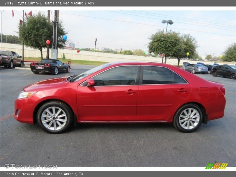 Barcelona Red Metallic / Ash 2012 Toyota Camry L
