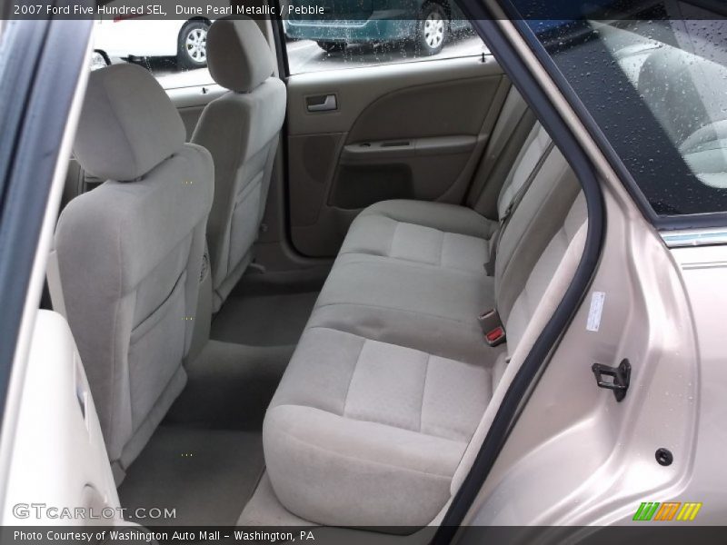 Rear Seat of 2007 Five Hundred SEL