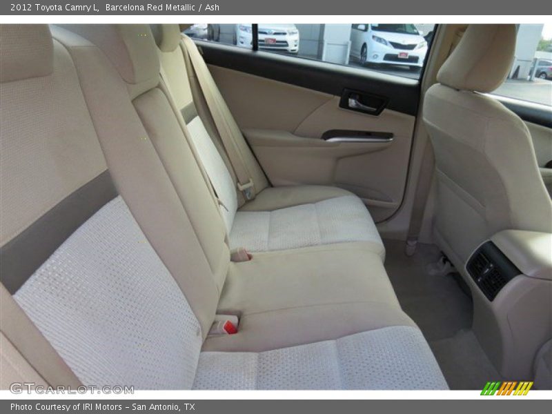 Barcelona Red Metallic / Ash 2012 Toyota Camry L