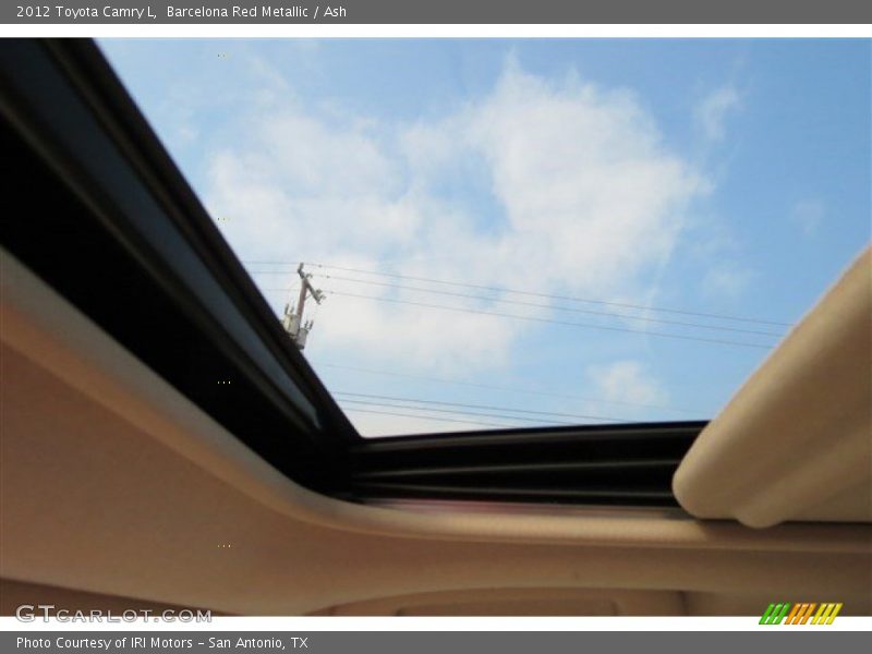 Barcelona Red Metallic / Ash 2012 Toyota Camry L