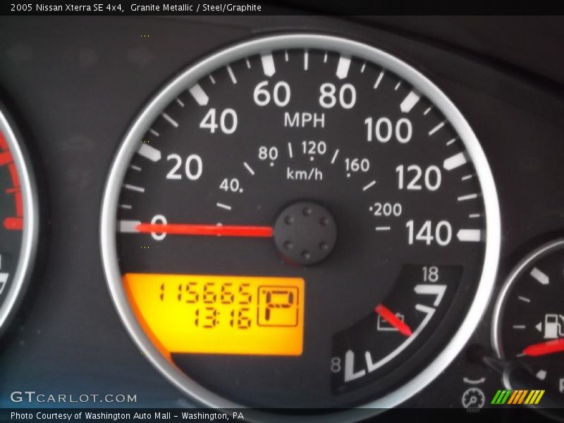 Granite Metallic / Steel/Graphite 2005 Nissan Xterra SE 4x4