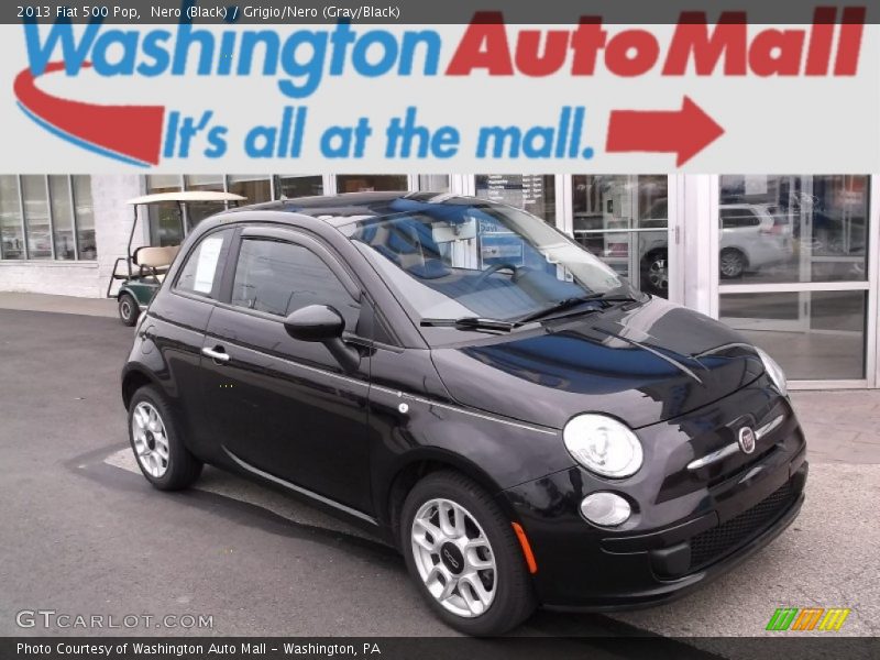 Nero (Black) / Grigio/Nero (Gray/Black) 2013 Fiat 500 Pop