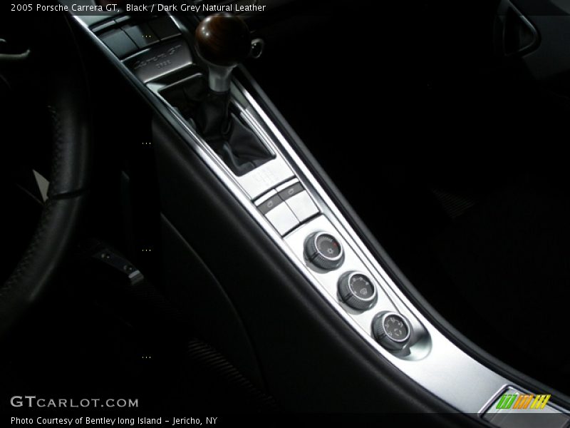 Black / Dark Grey Natural Leather 2005 Porsche Carrera GT
