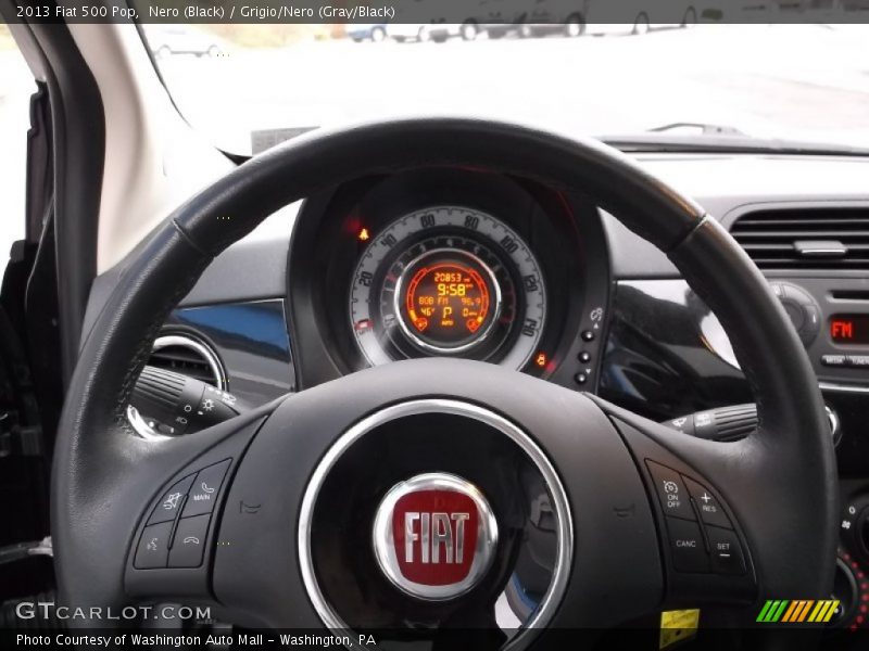 Nero (Black) / Grigio/Nero (Gray/Black) 2013 Fiat 500 Pop