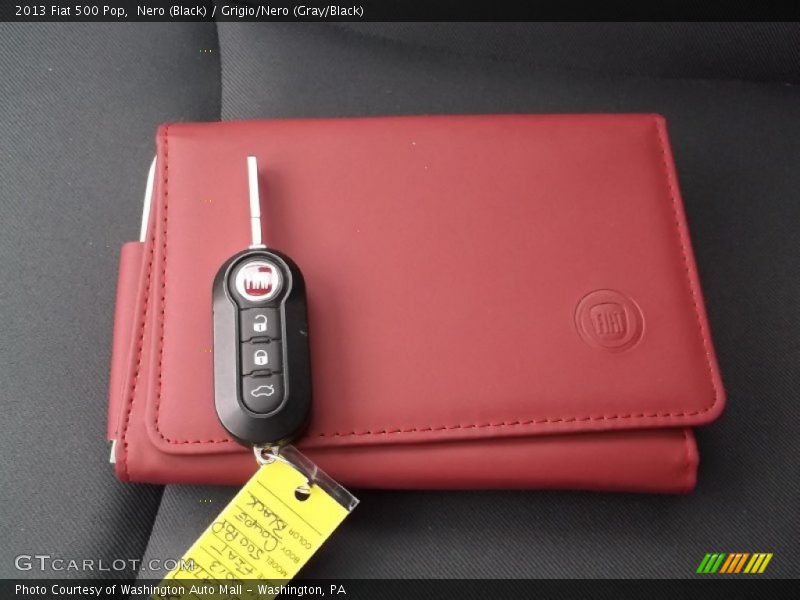 Nero (Black) / Grigio/Nero (Gray/Black) 2013 Fiat 500 Pop
