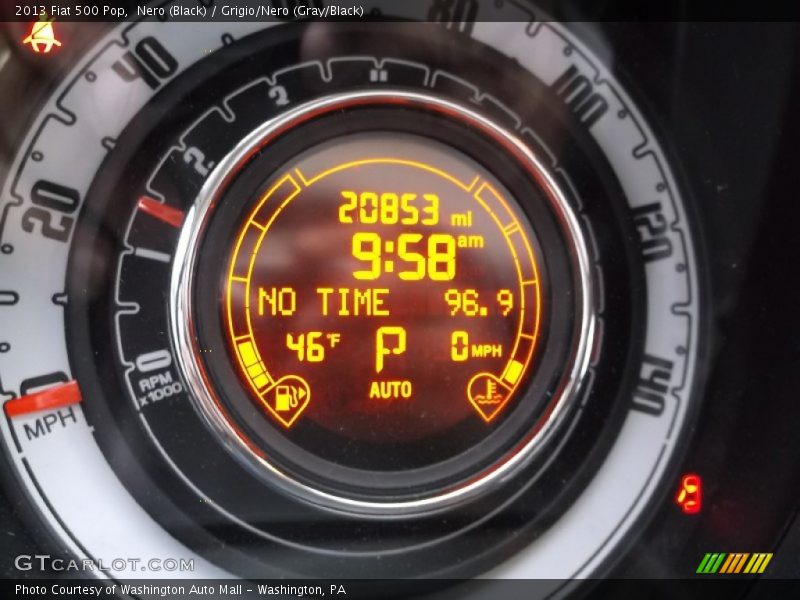 Nero (Black) / Grigio/Nero (Gray/Black) 2013 Fiat 500 Pop