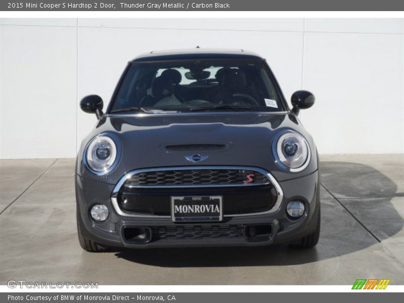 Thunder Gray Metallic / Carbon Black 2015 Mini Cooper S Hardtop 2 Door