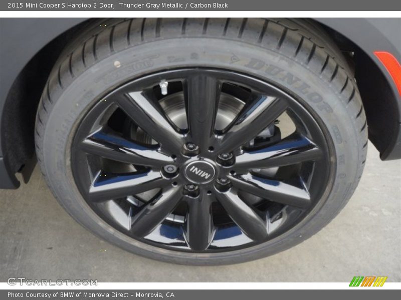 Thunder Gray Metallic / Carbon Black 2015 Mini Cooper S Hardtop 2 Door