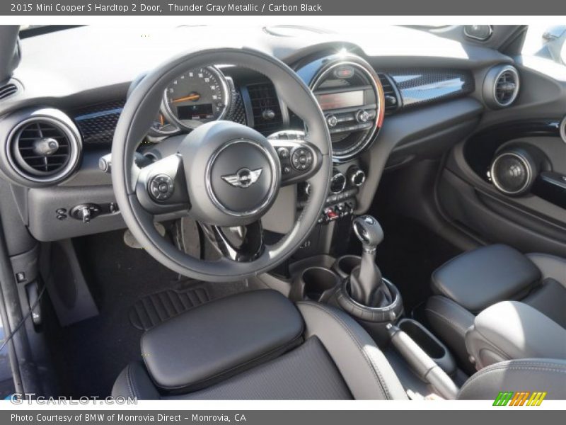 Thunder Gray Metallic / Carbon Black 2015 Mini Cooper S Hardtop 2 Door