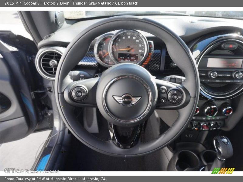 Thunder Gray Metallic / Carbon Black 2015 Mini Cooper S Hardtop 2 Door