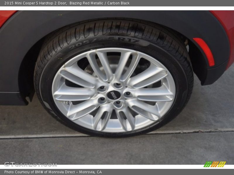 Blazing Red Metallic / Carbon Black 2015 Mini Cooper S Hardtop 2 Door