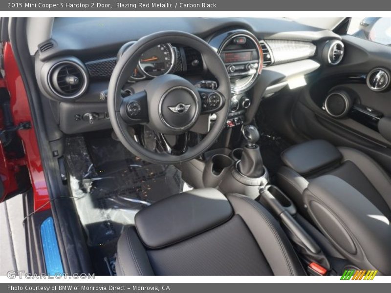 Blazing Red Metallic / Carbon Black 2015 Mini Cooper S Hardtop 2 Door