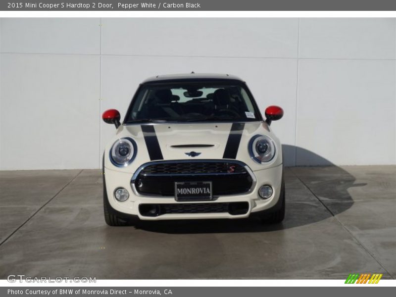 Pepper White / Carbon Black 2015 Mini Cooper S Hardtop 2 Door