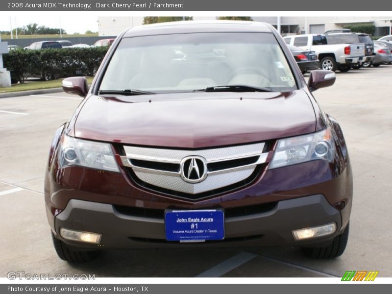 Dark Cherry Pearl / Parchment 2008 Acura MDX Technology