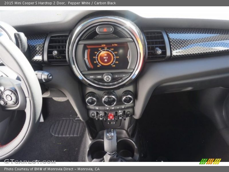 Pepper White / Carbon Black 2015 Mini Cooper S Hardtop 2 Door