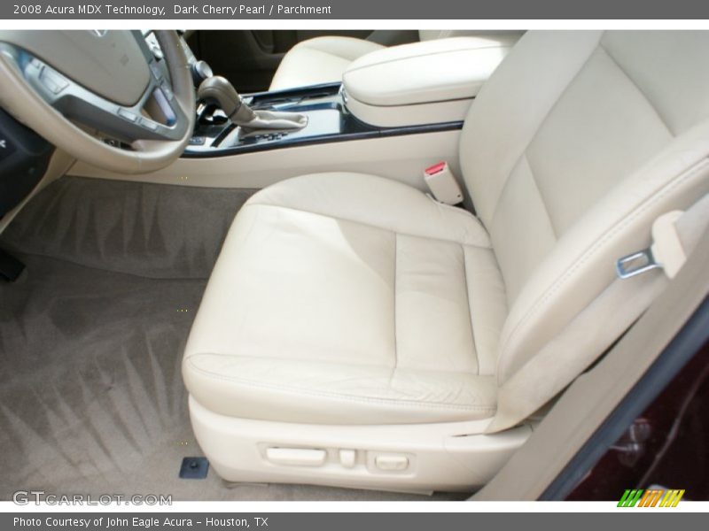 Dark Cherry Pearl / Parchment 2008 Acura MDX Technology