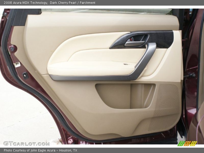 Dark Cherry Pearl / Parchment 2008 Acura MDX Technology