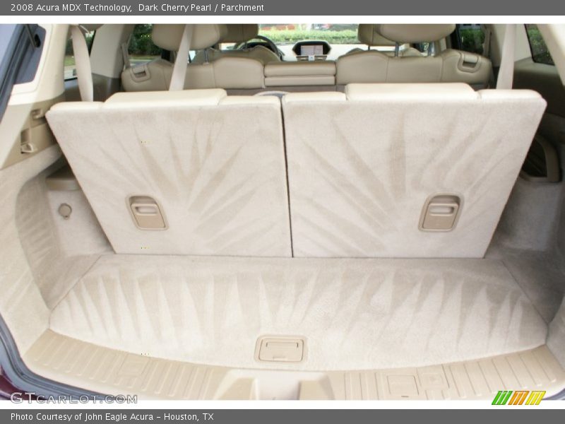 Dark Cherry Pearl / Parchment 2008 Acura MDX Technology