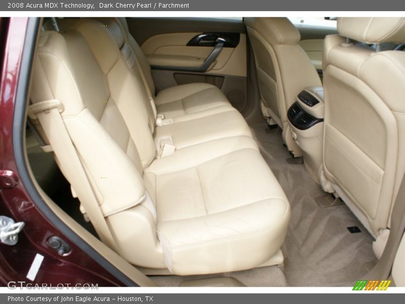 Dark Cherry Pearl / Parchment 2008 Acura MDX Technology