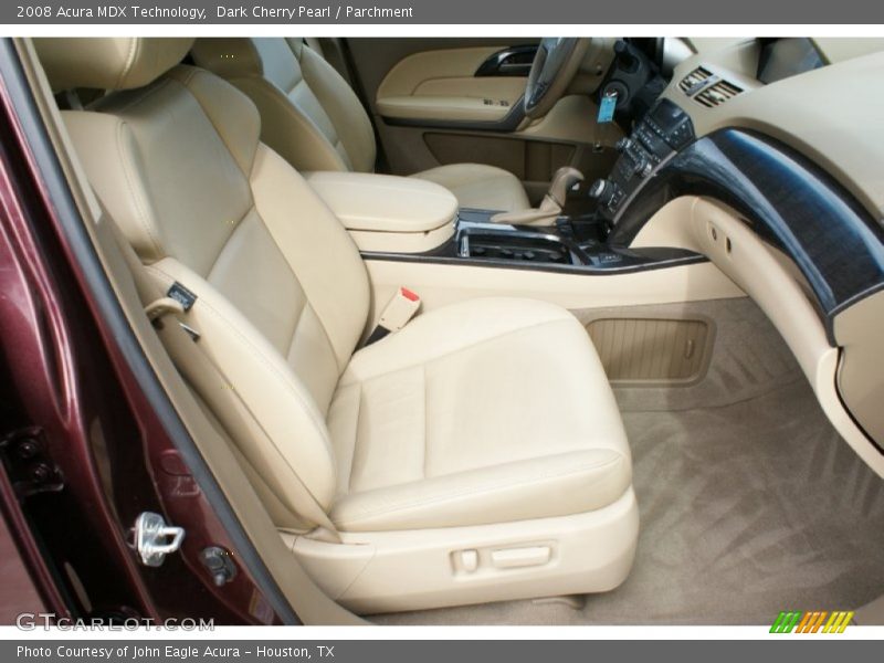 Dark Cherry Pearl / Parchment 2008 Acura MDX Technology