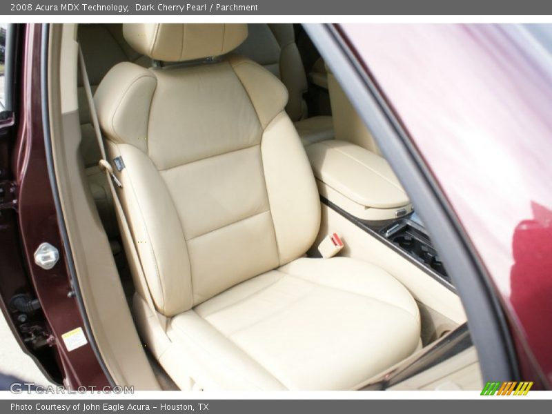 Dark Cherry Pearl / Parchment 2008 Acura MDX Technology