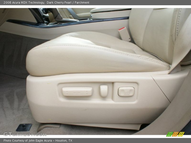 Dark Cherry Pearl / Parchment 2008 Acura MDX Technology