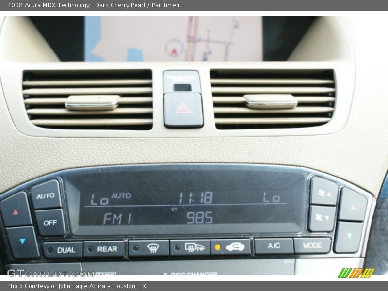 Dark Cherry Pearl / Parchment 2008 Acura MDX Technology