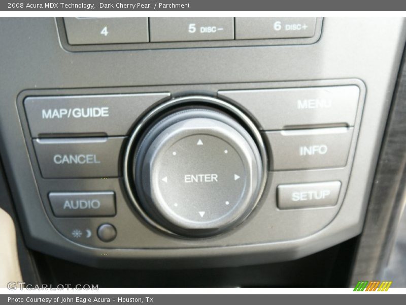 Dark Cherry Pearl / Parchment 2008 Acura MDX Technology