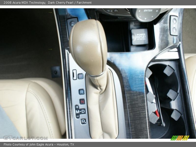 Dark Cherry Pearl / Parchment 2008 Acura MDX Technology