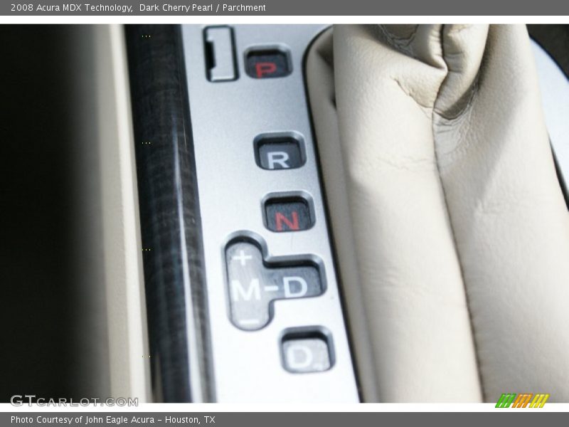 Dark Cherry Pearl / Parchment 2008 Acura MDX Technology