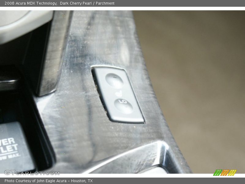 Dark Cherry Pearl / Parchment 2008 Acura MDX Technology