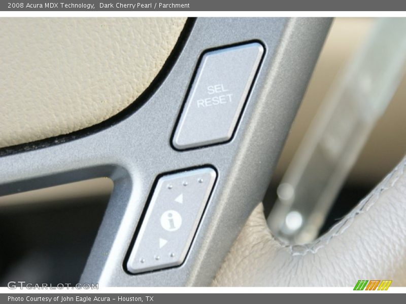 Dark Cherry Pearl / Parchment 2008 Acura MDX Technology