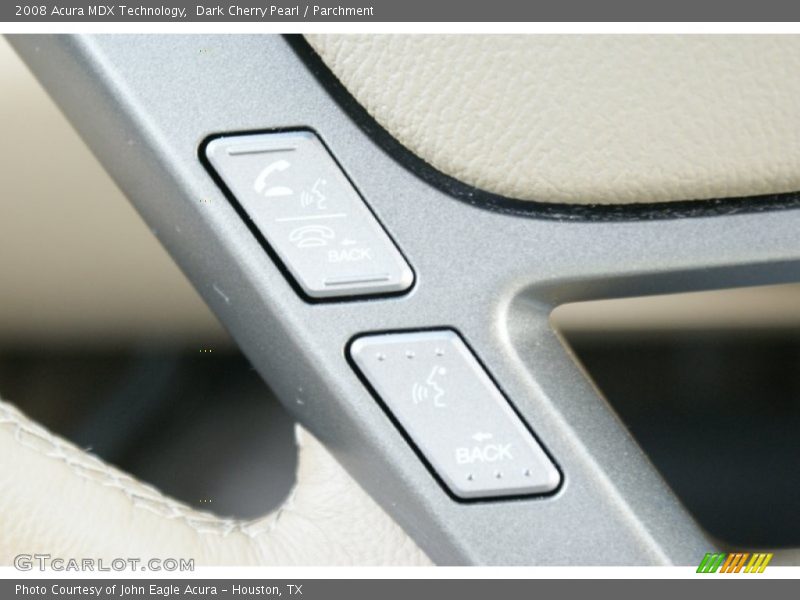 Dark Cherry Pearl / Parchment 2008 Acura MDX Technology