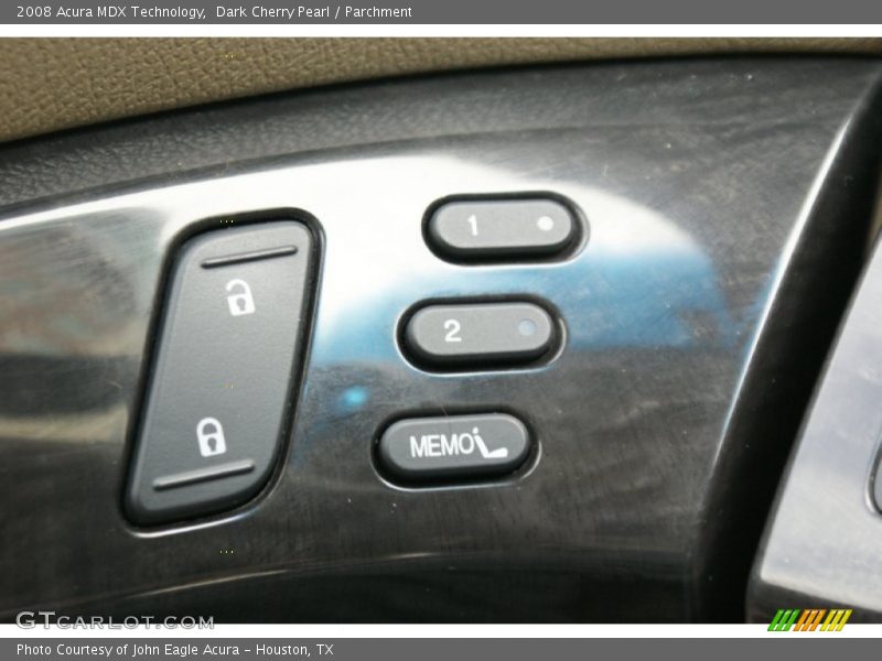 Dark Cherry Pearl / Parchment 2008 Acura MDX Technology