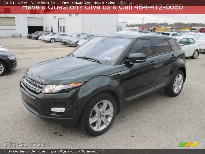 Galway Green Metallic / Almond/Espresso 2012 Land Rover Range Rover Evoque Pure