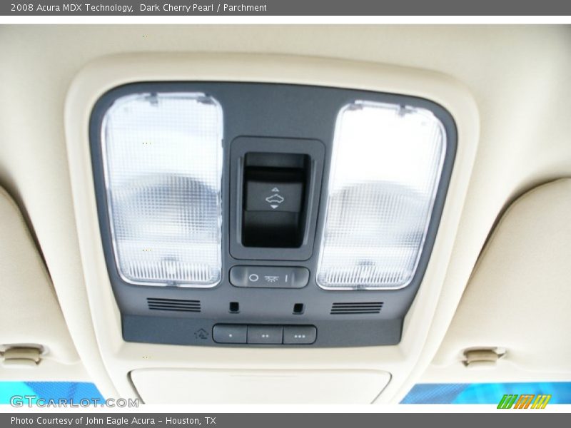 Dark Cherry Pearl / Parchment 2008 Acura MDX Technology