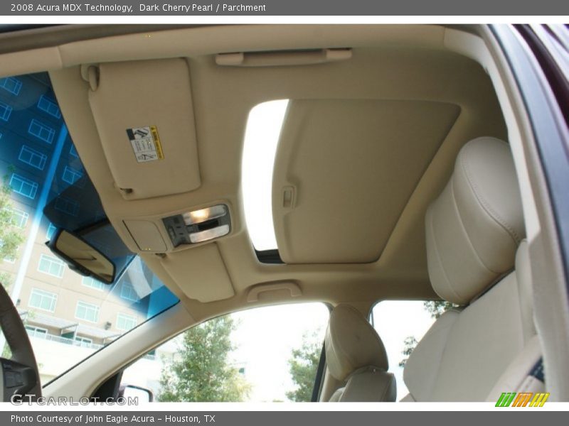 Dark Cherry Pearl / Parchment 2008 Acura MDX Technology