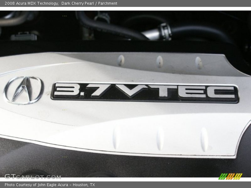 Dark Cherry Pearl / Parchment 2008 Acura MDX Technology