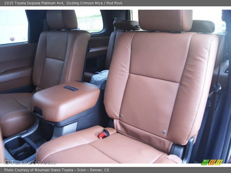 Sizzling Crimson Mica / Red Rock 2015 Toyota Sequoia Platinum 4x4
