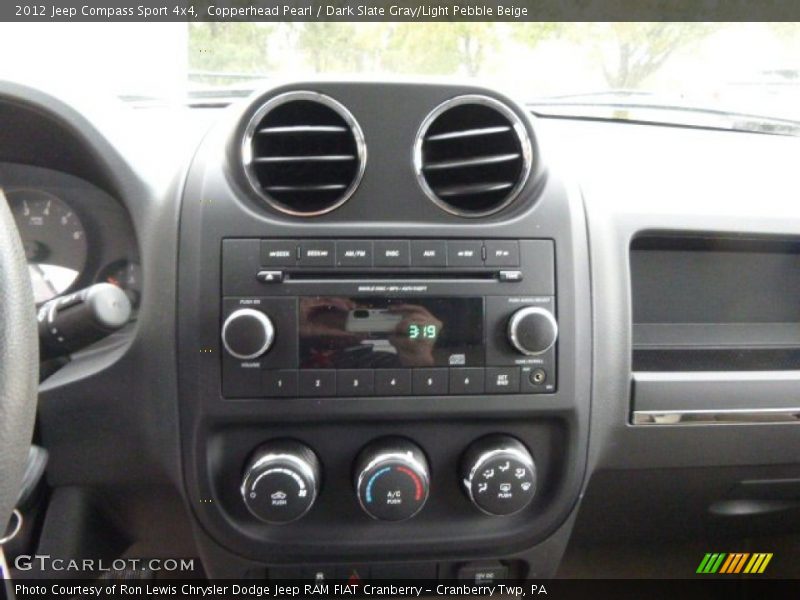 Copperhead Pearl / Dark Slate Gray/Light Pebble Beige 2012 Jeep Compass Sport 4x4