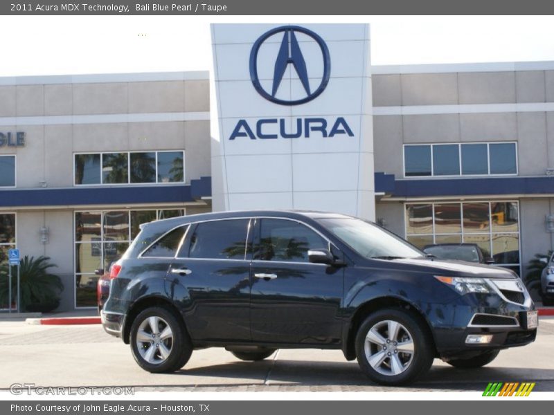 Bali Blue Pearl / Taupe 2011 Acura MDX Technology