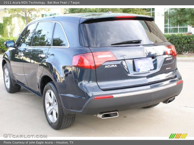 Bali Blue Pearl / Taupe 2011 Acura MDX Technology