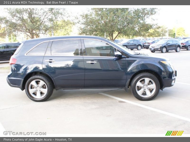 Bali Blue Pearl / Taupe 2011 Acura MDX Technology