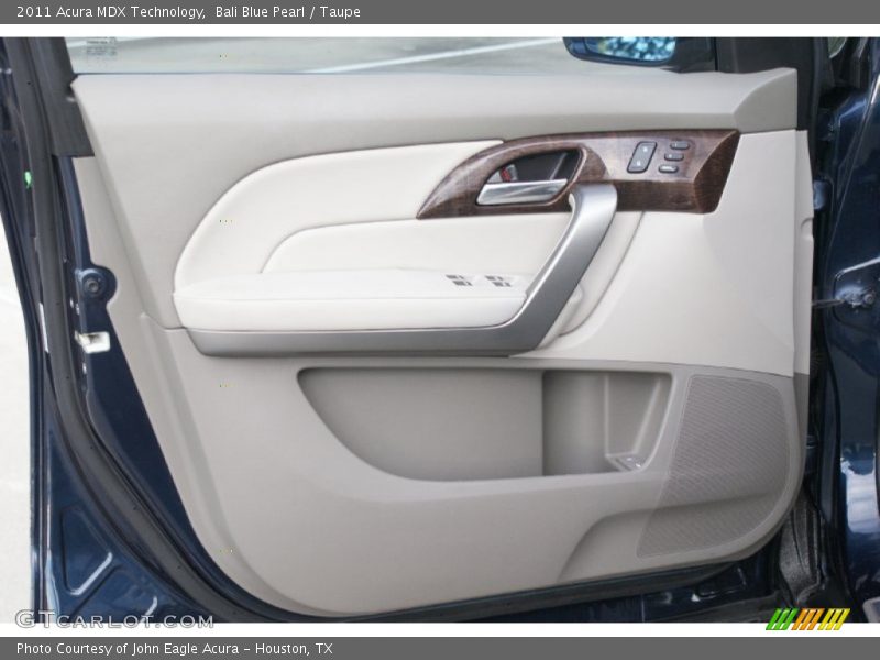 Bali Blue Pearl / Taupe 2011 Acura MDX Technology