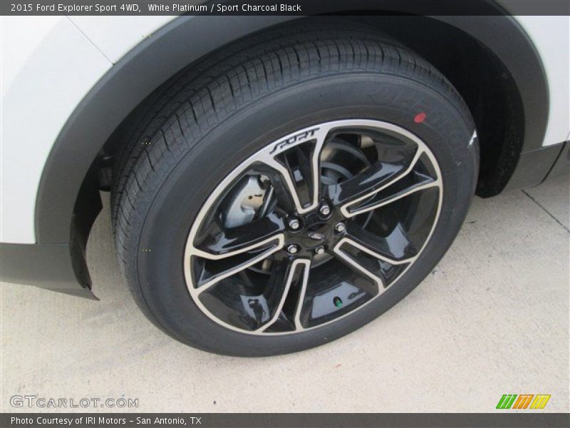 White Platinum / Sport Charcoal Black 2015 Ford Explorer Sport 4WD