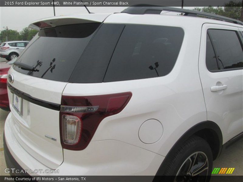 White Platinum / Sport Charcoal Black 2015 Ford Explorer Sport 4WD