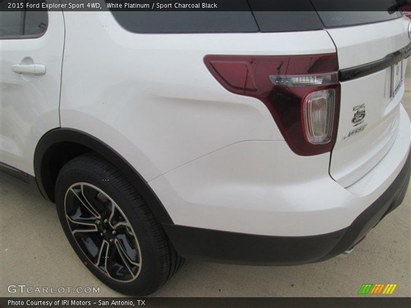 White Platinum / Sport Charcoal Black 2015 Ford Explorer Sport 4WD