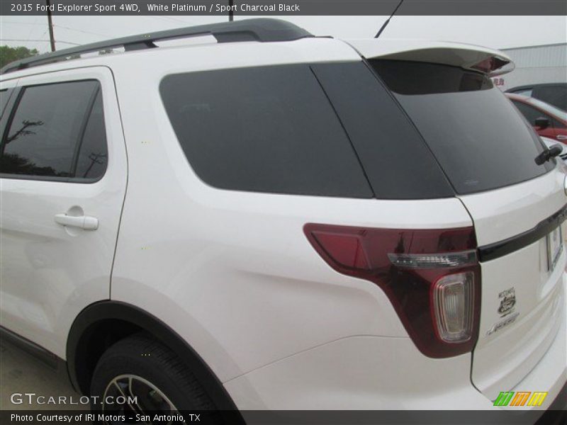 White Platinum / Sport Charcoal Black 2015 Ford Explorer Sport 4WD